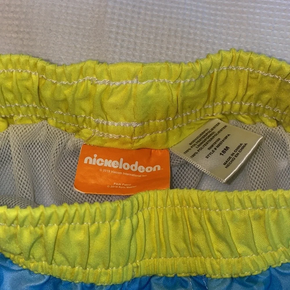 Nickelodeon Paw Patrol Baby Swim Trunks Size 18 months